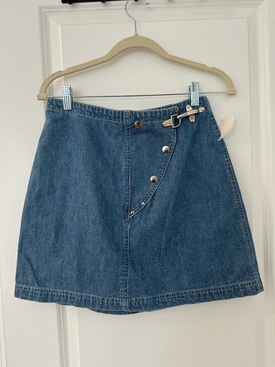 Ralph Lauren Dresses & Skirts - Ralph Lauren Blue Denim Mini Skirt with Buckle Detail